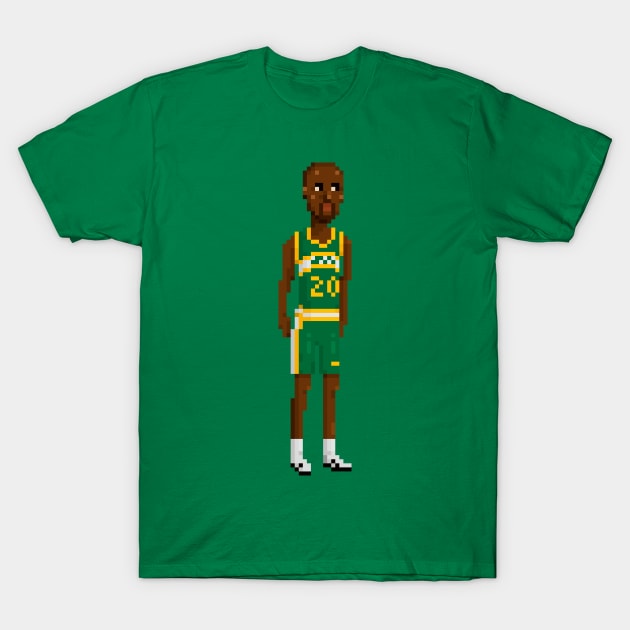 Gary Payton T-Shirt by PixelFaces